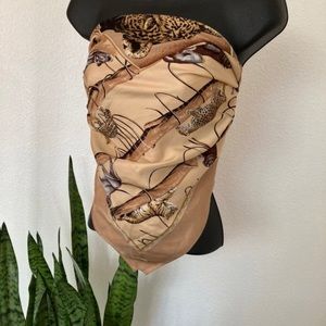 Animal print scarf